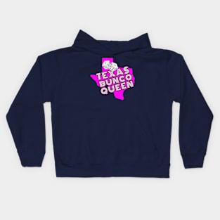 BUNCO QUEEN OF TEXAS Kids Hoodie